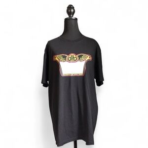 Men's Black Graphic T-Shirt